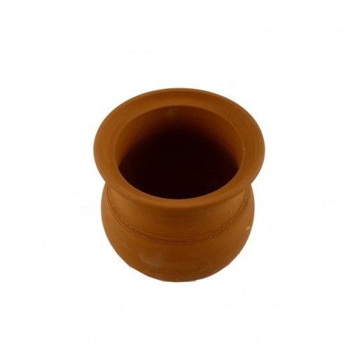 Гърненце с глазура кафяво